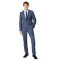 Dusty Blue - Lifestyle - Burton Mens Textured Wedding Suit Jacket