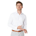 White - Front - Burton Mens Easy-Iron Tailored Shirt (Pack of 2)