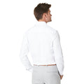 White - Back - Burton Mens Easy-Iron Tailored Shirt (Pack of 2)