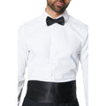 Black - Side - Burton Mens Tie & Cummerbund Set