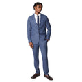 Blue - Lifestyle - Burton Mens Puppytooth Single-Breasted Suit Jacket