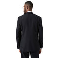 Black - Back - Burton Mens Single-Breasted Slim Tuxedo Jacket