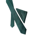 Emerald - Front - Burton Mens Tie & Pocket Square Set