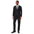 Black - Lifestyle - Burton Mens Herringbone Single-Breasted Suit Jacket