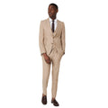 Neutral - Side - Burton Mens End On End Slim Tailored Suit Jacket