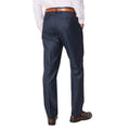 Navy - Back - Burton Mens Smart Slim Suit Trousers