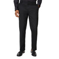 Black - Front - Burton Mens Smart Tailored Suit Trousers