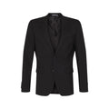 Black - Front - Burton Mens Essential Slim Suit Jacket