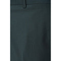 Dark Green - Side - Burton Mens Plain Slim Suit Trousers