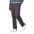 Dark Grey - Front - Burton Mens Chino Straight Trousers