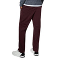 Burgundy - Back - Burton Mens Chino Straight Trousers