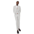 Beige - Lifestyle - Burton Mens Linen Plain Suit Trousers