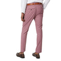 Rose - Back - Burton Mens Textured Slim Tailored Suit Trousers