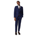 Blue - Lifestyle - Burton Mens Button Slim Suit Trousers