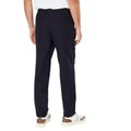 Black - Back - Burton Mens Pleated Elasticated Waist Tapered Trousers