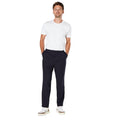 Black - Lifestyle - Burton Mens Pleated Elasticated Waist Tapered Trousers