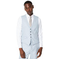 Light Blue - Front - Burton Mens Tailored Waistcoat