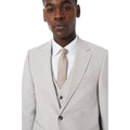 Beige - Side - Burton Mens Linen Suit Jacket