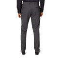 Charcoal - Back - Burton Mens Smart Slim Suit Trousers