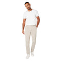 Natural - Side - Burton Mens Chino Slim Trousers