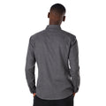 Charcoal - Back - Burton Mens Brushed Twill Long-Sleeved Shirt