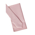 Light Pink - Back - Burton Mens Patterned Textured Tie & Pocket Square Set