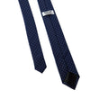 Navy - Back - Burton Mens Spotted Tie