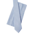 Dusty Blue - Back - Burton Mens Textured Tie & Pocket Square Set