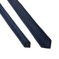 Navy - Side - Burton Mens Spot Geo Tie