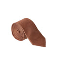 Rust - Front - Burton Mens Textured Tie