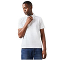 White - Front - Burton Mens Regular Polo Shirt