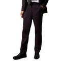 Burgundy - Front - Burton Mens Tuxedo Trousers