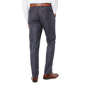 Navy - Back - Burton Mens Pin Dot Slim Trousers