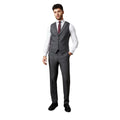 Charcoal - Lifestyle - Burton Mens Tweed Look Waistcoat