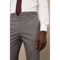 Light Grey - Side - Burton Mens Essential Tailored Suit Trousers