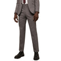 Light Grey - Front - Burton Mens Essential Tailored Suit Trousers