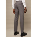 Light Grey - Back - Burton Mens Essential Tailored Suit Trousers