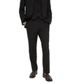 Black - Front - Burton Mens Essential Tailored Suit Trousers