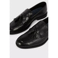 Black - Lifestyle - Burton Mens Tassel Leather Slip-on Loafers