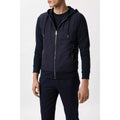 Navy - Lifestyle - Burton Mens Panel Nylon Full Zip Hooded Jacket