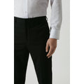 Black - Side - Burton Mens Essential Skinny Suit Trousers