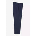 Navy - Lifestyle - Burton Mens Marl Tailored Suit Trousers