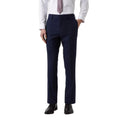 Navy - Front - Burton Mens Marl Skinny Suit Trousers