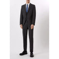 Charcoal - Pack Shot - Burton Mens Textured Slim Suit Trousers