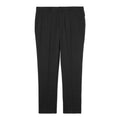 Charcoal - Front - Burton Mens Textured Slim Suit Trousers