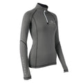 Grey-Black - Back - Coldstream Womens-Ladies Thermal Base Layers