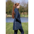 Navy - Back - HyFASHION Womens-Ladies Synergy Raincoat