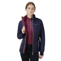 Navy-Fig - Side - Hy Womens-Ladies Synergy Padded Jacket