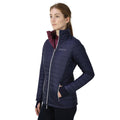 Navy-Fig - Pack Shot - Hy Womens-Ladies Synergy Padded Jacket