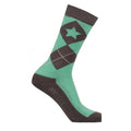 Charcoal-Mint - Back - Hy Childrens-Kids Stella Socks Set (Pack of 3)